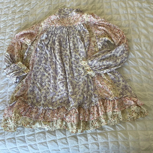 Free People Lost in you floral tunic mini dress - Picture 12 of 15